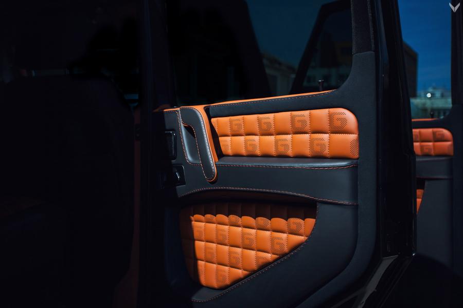 Детали интерьера Mercedes-Benz G55 AMG by Vilner 2017 года  (фото 9 из 13)